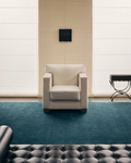 New Zealand Serie 100% Naturwolle aus Neuseeland Handgewebter Teppich für Wohnzimmer, Sitzbereich, Schlafzimmer NBLU  