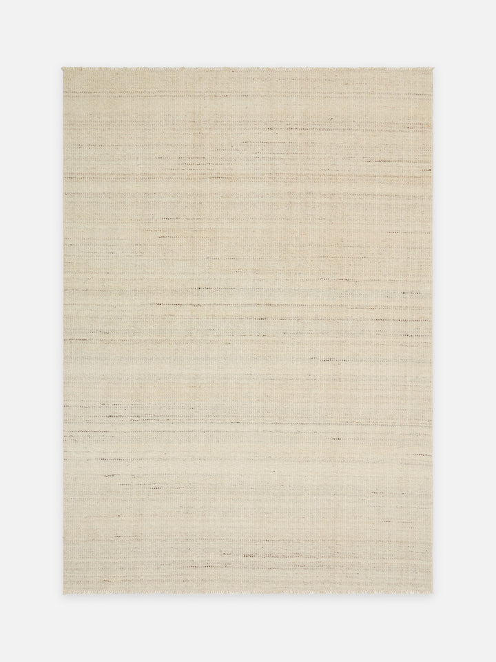 Oasis %100 Yün El Emeği ile Üretilen Kilim IVORY kuşbakışı
