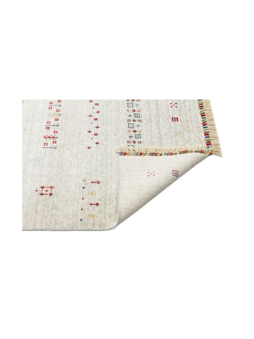 Oushak Carnaval 100% Natural Easy to Clean Handcrafted TENCEL™ Modern Uşak Carpet 06 BEIGE