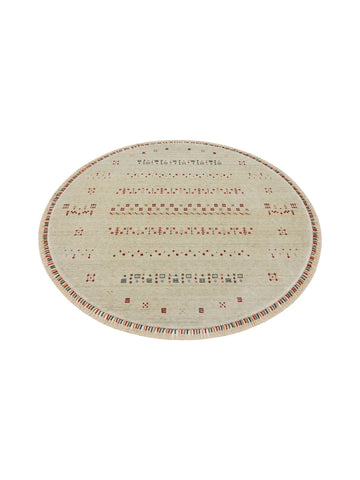 Oushak Carnaval %100 natürlich, leicht zu reinigen, handgefertigter TENCEL™ moderner Uşak-Teppich 06 BEIGE Q