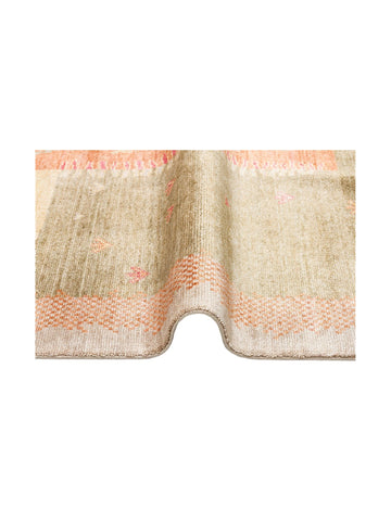 Oushak Carnaval 100% Natural Easy to Clean Handcrafted TENCEL™ Modern Uşak Carpet 07 BEIGE AUTUMN