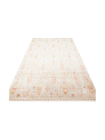 Oushak Carnaval Tapis Uşak Moderne TENCEL™ 100 % Naturel, Facile à Nettoyer, Fait Main 08 BEIGE AUTUMN  