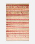 Oushak Carnaval Tappeto Moderno Uşak in TENCEL™ realizzato a mano, 100% naturale, facile da pulire, 12 RED AUTUMN