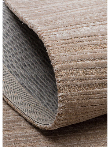 Tapis tissé à la main en mélange de laine et TENCEL™ série Palermo BEIGE