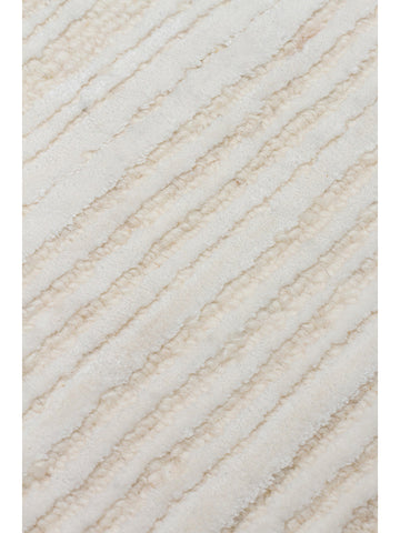 Palermo Serie Woll- und TENCEL™-Mischung handgeknüpfter Teppich CREAM