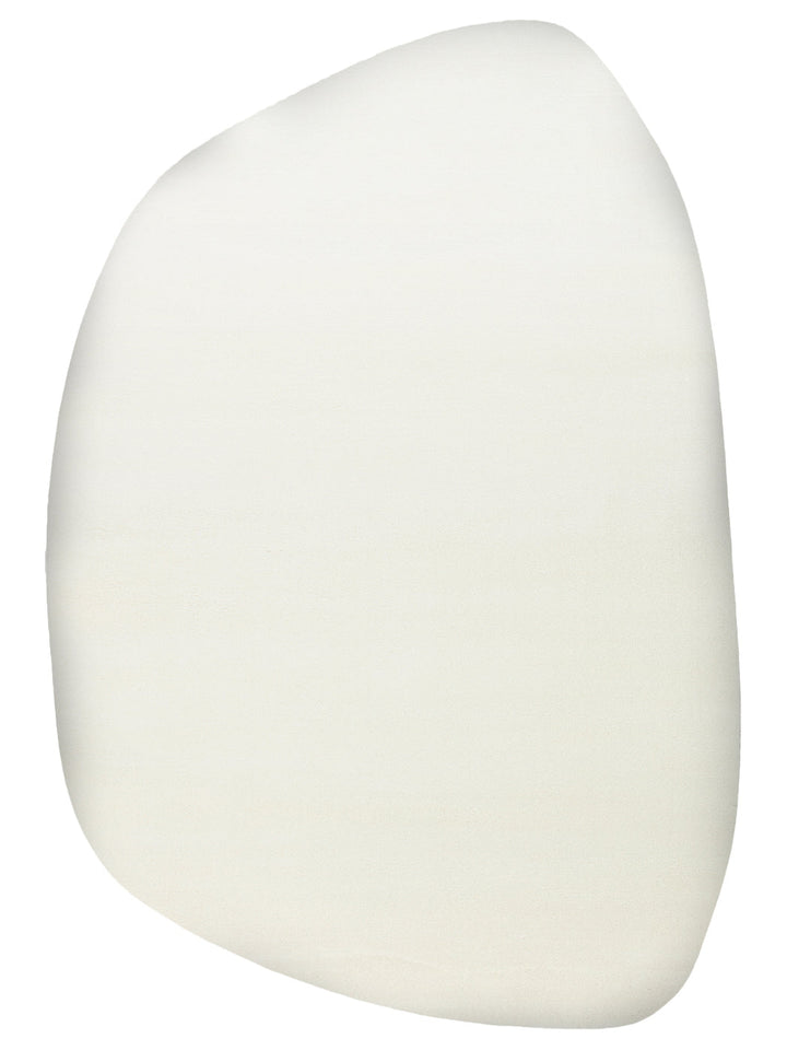 Peace Art Hav Toz Vermez Yumuşak Tuşeli Zarif Shaggy Halı 03 WHITE - Carpetdocia