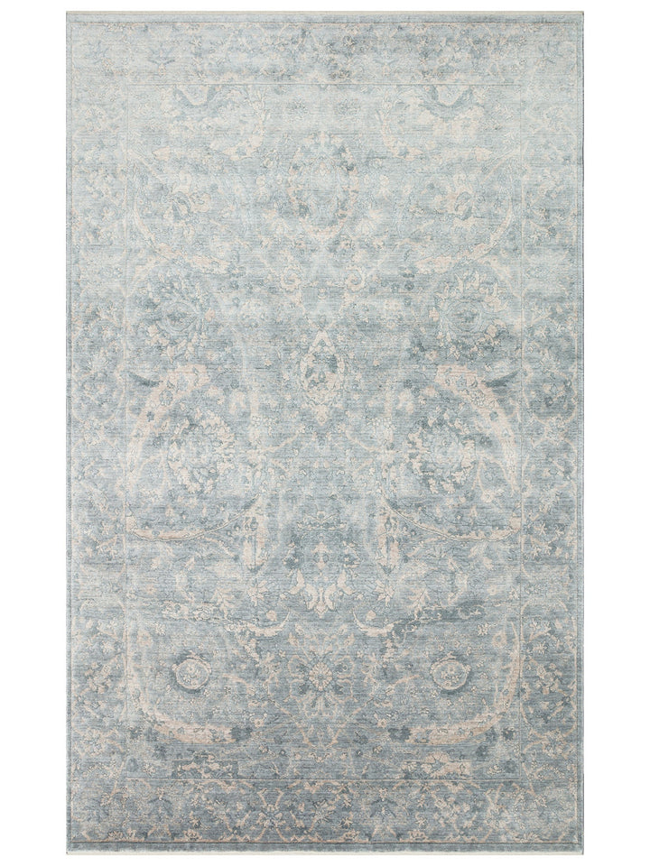 Çırağan %100 Naturel Özel Işıltılı El Emeği ile Özel Tezgahlarda Üretilen Tensel Uşak Halısı 07SKYVZ - Carpetdocia