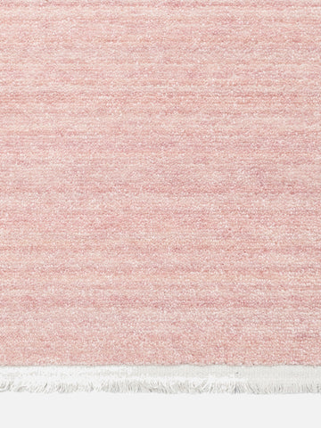 Royal %100 Yeni Zelanda Yünü El Emeği ile Üretilen Halı DUSTY ROSE saçak detayı