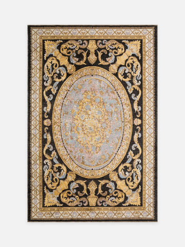 Ruggadocia Savonnerie Royal Çiçek Desenli Halı kuşbakışı