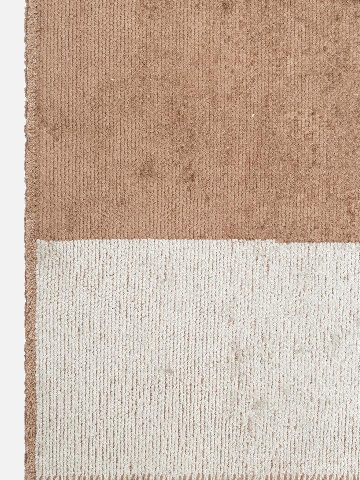 Ruggadocia Strata Cocoa Çizgili Desenli Halı detay