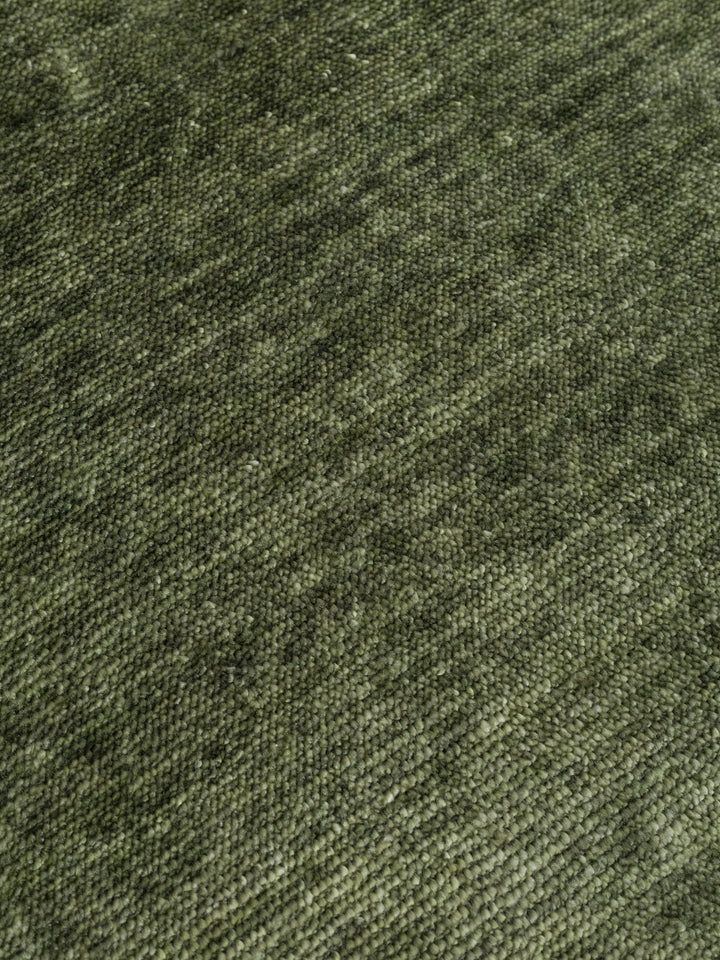 Victoria %100 TENCEL™ Lyocell El Emeği ile Üretilen Halı FOREST MOSS doku detayı
