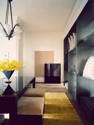 Victoria %100 TENCEL™ Lyocell El Emeği ile Üretilen Halı YELLOW SAFFRON oda görünümü