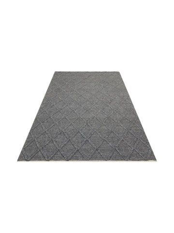 Woolstar %100 Naturel Kazak Desenli Salon Oturma Odası Koridor Antre El Dokuma Örgü Halı DIAMONDANT - Carpetdocia